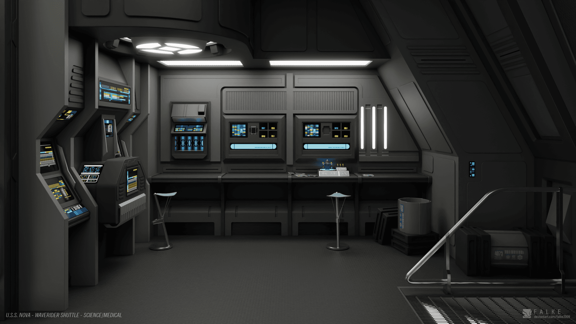 Sickbay and Science Auxiliary 1